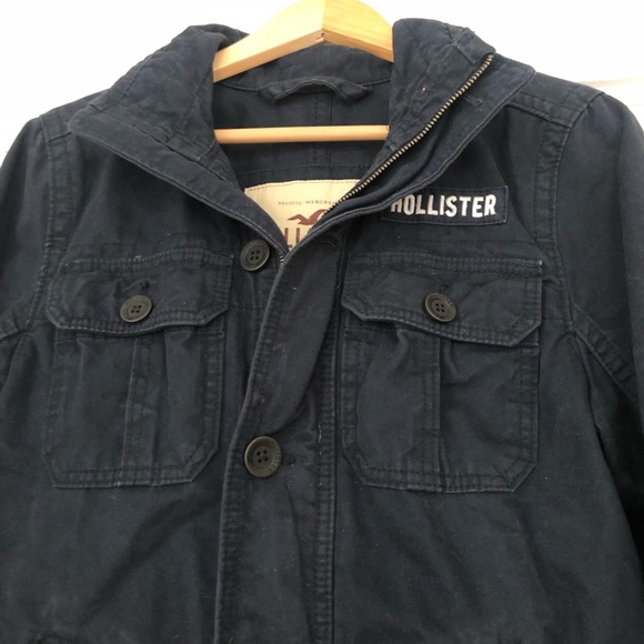 NWOT Hollister Navy Jacket Women’s Size Small - Picture 2 of 8